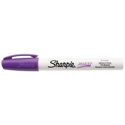 Sharpie Gardening Supplies. Purple Medium Point Oil-Based Paint Marker