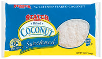 Stater Bros. Flaked Sweetened Coconut 14 Oz Bag