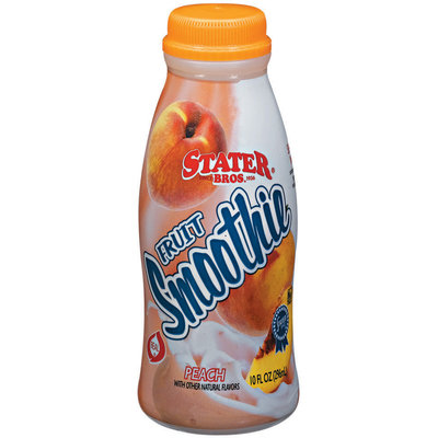 Stater Bros. Peach Fruit Smoothie 10 Fl Oz Plastic Bottle