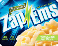 Michelina's® Zap 'Ems™ Fettuccine Alfredo 7.5 oz. Tray