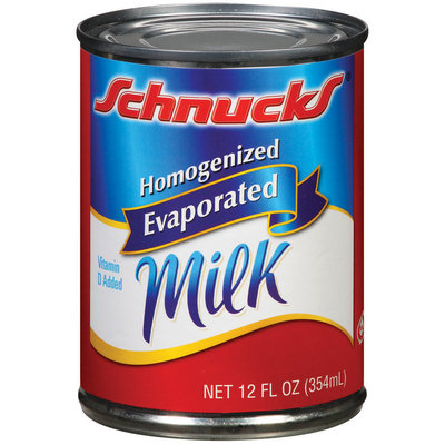 Schnucks Evaporated Homogenized Milk 12 Fl Oz Can