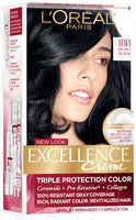 L'Oréal® Paris Excellence® Creme Triple Protection Color 1BB Velvet Black Hair Color Kit Box