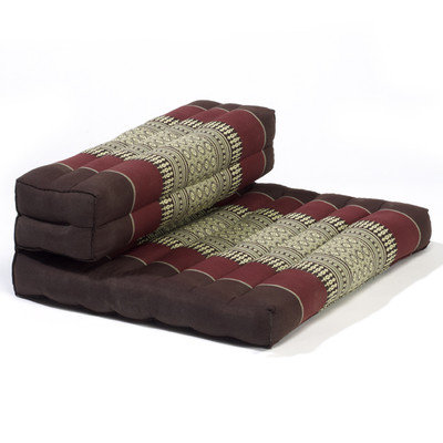 My Zen Home Dhyana Meditation Cushion Color: Brown / Burgundy