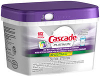Cascade Platinum ActionPacs Dishwasher Detergent Lemon Burst