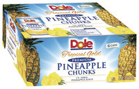 Dole Tropical Gold Pineapple Chunks In 100% Pineapple Juice