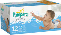 Pampers® Prints Boys Size 1-2 Diapers