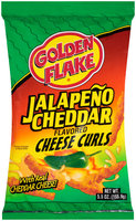 Golden Flake® Jalapeno Cheddar Flavored Cheese Curls 5.5 oz. Bag