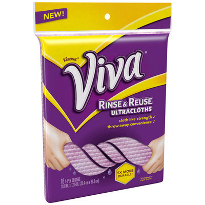 Kleenex® Viva® Rinse and Reuse Ultra Cloths 16 ct Pack