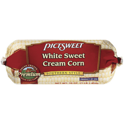 PICTSWEET Southern Style White Sweet Cream Corn 16 OZ CHUB