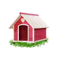 Pet Squeak Pink Arf Frame Dog House - Medium