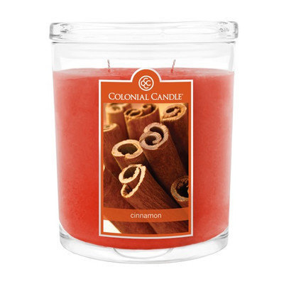 Fragranced in-line Container CC022.847 22oz. Oval Cinnamon Candles