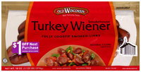 Old Wisconsin® Smokehouse Turkey Wiener 18 oz. Pack