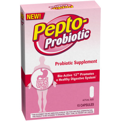 Pepto-Probiotic Probiotic Supplement with Bio-Active 12