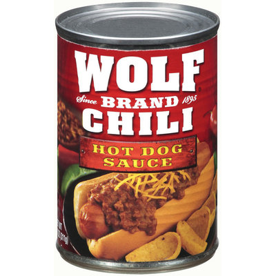Wolf Hot Dog Sauce Chili 11 Oz Can