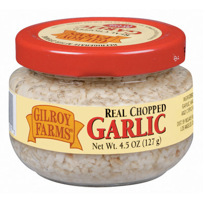 Gilroy Farms Real Chopped Garlic 4.5 Oz Jar