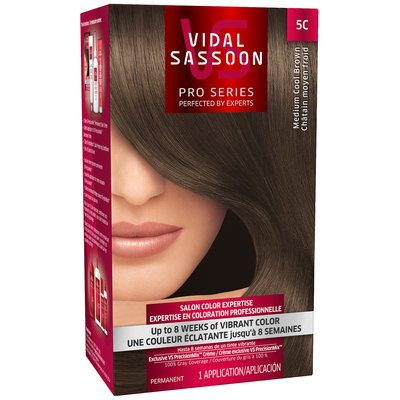 Vidal Sassoon Pro Series 5C Medium Cool Brown Hair Color Kit