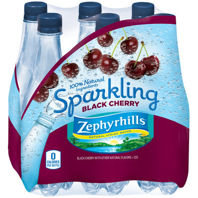 Zephyrhills® Sparkling Black Cherry Natural Spring Water