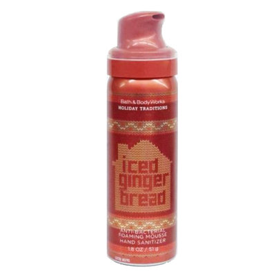 Bath & Body Works® Holiday Traditions ICED GINGERBREAD Anti Bacterial Foaming Mousse Hand Sanitizer