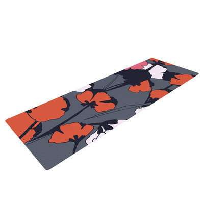 Kess Inhouse Pop Flowers by Gabriela Fuente Yoga Mat