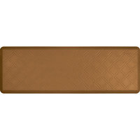 Wellness Mat Llc Wellness Mats Motif MM62WMR Moire Anti Fatigue Mat Tan