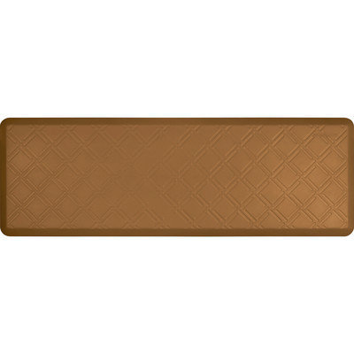 Wellness Mat Llc Wellness Mats Motif MM62WMR Moire Anti Fatigue Mat Tan