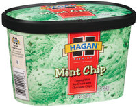 Hagan Mint Chip Ice Cream 1.5 Qt Carton