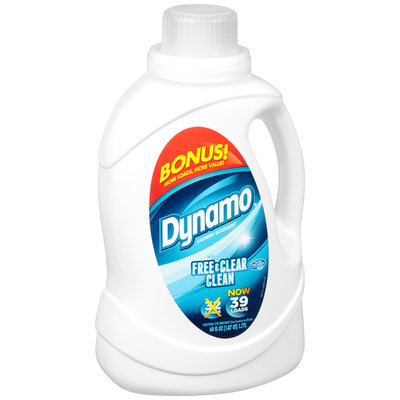 Dynamo® Free & Clear Clean Liquid Laundry Detergent 60 fl. oz. Jug