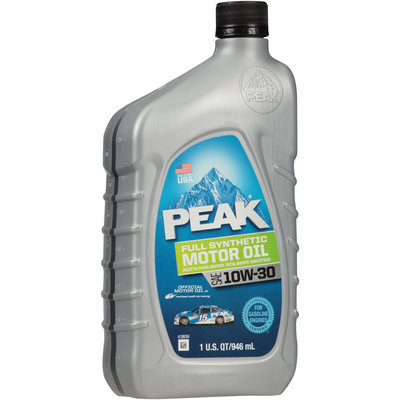 Peak® SAE 10W-30 Full Synthetic Motor Oil 1 qt. Bottle