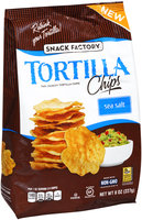 Snack Factory® Sea Salt Tortilla Chips 8 oz. Bag