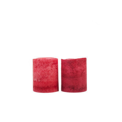 Theamazingflamelesscandle Flameless Votive Candles Color: Cranberry
