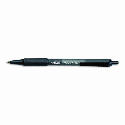 BICSCSF11BK - BIC Soft Feel Retractable Ball Pen