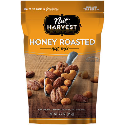 Nut Harvest® Honey Roasted Nut Mix 5.5 oz. Bag
