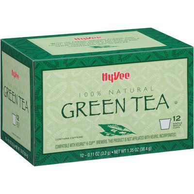 Hy-Vee® Single Serve Cup Green Tea 12 ct Box