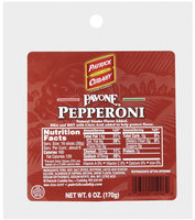 PATRICK CUDAHY Retail Pavone 6oz Pegs Pepperoni - Retail PEG