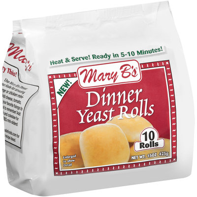 Mary B's® Dinner Yeast Rolls 15 oz. Bag