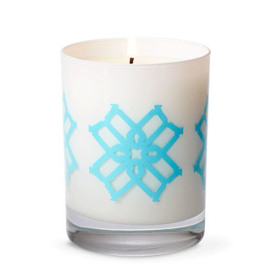 B By Brandie Huntington's Pink Grapefruit Designer Candle Color: Turquoise