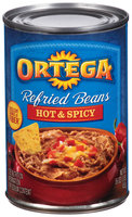 Ortega® Hot & Spicy Refried Beans 16 oz. Can