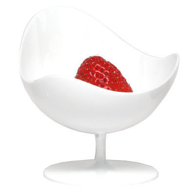 Restaurantware Ball Fruit Chair Color: White