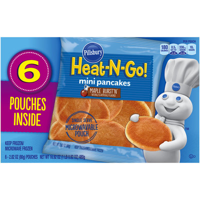 Pillsbury® Heat-N-Go! Maple Burst'n® Mini Pancakes 6-2.82 oz. Pouches