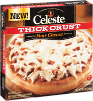Celeste® Thick Crust Four Cheese Frozen Pizza 8.5 oz. Box