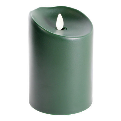 Luminara Indoor Outdoor Flameless Forest Green Candle with Timer