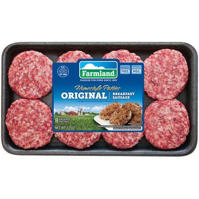 Farmland® Original Breakfast Sausage Homestyle Patties 8 ct Tray