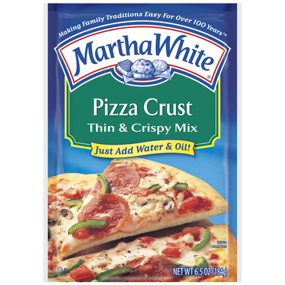 Martha White Thin & Crispy Pizza Crust Mix 6.5 oz. Packet