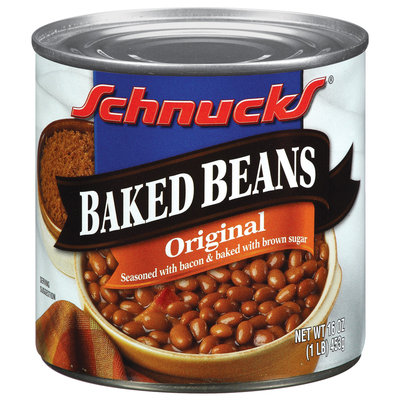 Schnucks Baked Original Beans 1 Lb Can