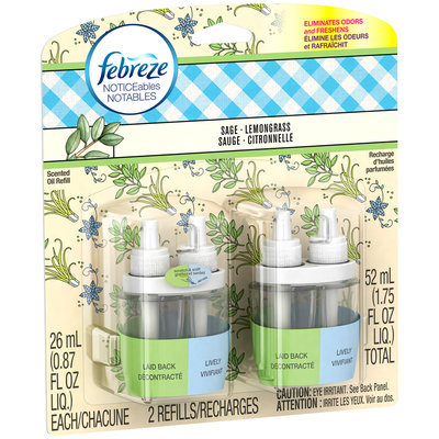 Noticeables Febreze NOTICEables™ Sage Lemongrass Air Freshener (2 Count, 1.75 fl oz)