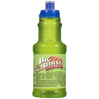 Big Burst Kiwi Strawberry Drink 16 fl. oz. Bottle