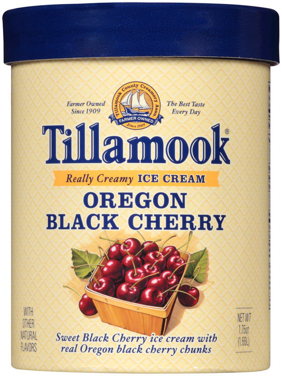 Tillamook® Oregon Black Cherry Ice Cream 1.75 qt. Tub Reviews 2019
