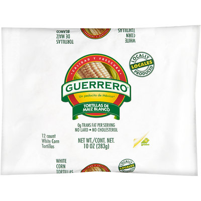Guerrero® White Corn Tortillas 12 ct Bag