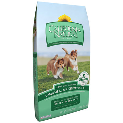 California Natural® Lamb Meal & Rice Formula Small & Medium Breed Puppy Food 15 lb. Bag