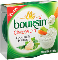 Boursin® Garlic & Herbs Cheese Dip 5.6 oz. Tub